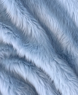 Faux Fur 134 Shaggy Blue 40 mm