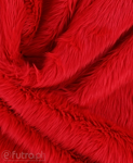 FAUX FUR SHAGGY RED