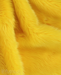 CZUPRYNA 17Y żółty, sztuczne futro o średniej długości włosa około 40 mm