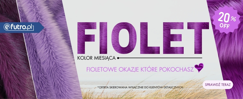 promocja miesiąca kolor fioletowy 20% off