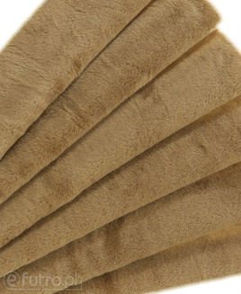 Beige 31525 Short Pile Plush Fabric Pile Length 9 mm