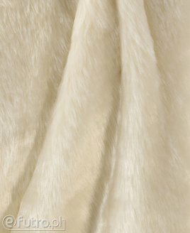 Beige 33569 Long Pile Plush Fabric Pile Length 17 mm 