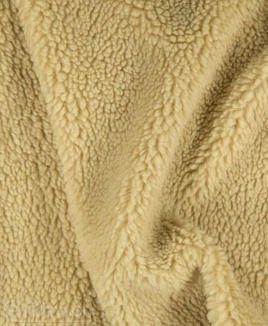 Beige Teddy Sherpa Faux Fur Fabric 37593