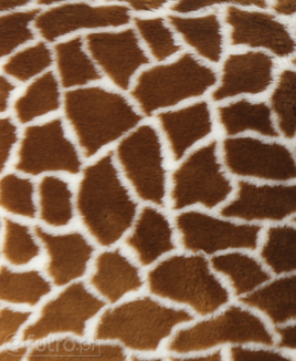 Brown 325074/3 Plush Fabric Giraffe 9 mm