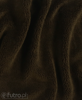 Brown 38552 Teddy Sherpa Faux Fur Fabric Pile Length 8 mm