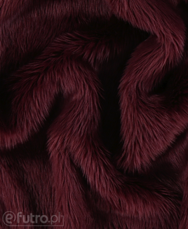 Burgundy B1 Shaggy Faux Fur Pile Length 40 mm
