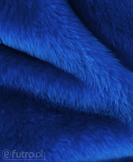 Cornflower Blue 315273 Long Pile Plush Fabric Pile Length 17 mm