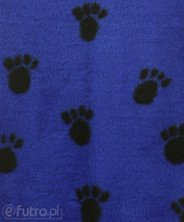 Dark Blue 325081/15 Plush Fabric Small Paws 9 mm