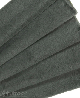 Grey 33563 Short Pile Plush Fabric Pile Length 9 mm