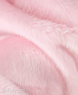 Light Pink 33560 Long Pile Plush Fabric Pile Length 17 mm