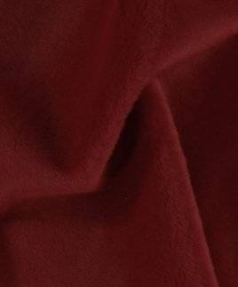 Red 315911 Short Pile Plush Fabric Pile Length 9 mm