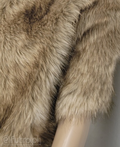 Beige 1047 Fox Faux Fur 60 mm