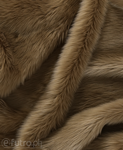 Beige 17BG Shaggy Faux Fur Pile Length 40 mm