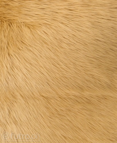 Beige 2P-6/9 Fox Faux Fur 60 mm