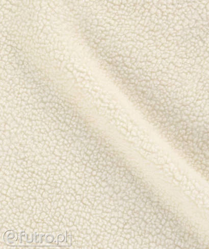 Beige 3257 Teddy Sherpa Faux Fur Fabric Pile Length 8 mm