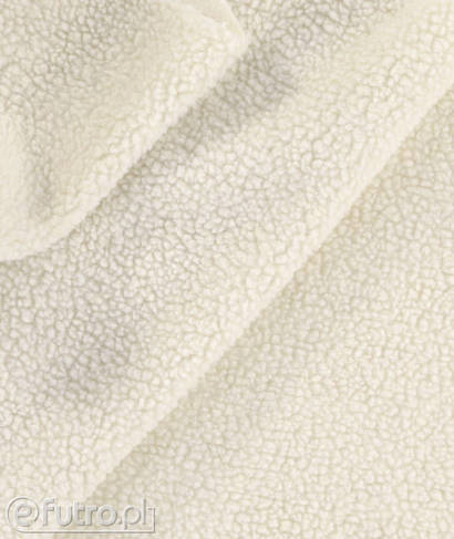 Beige 3257 Teddy Sherpa Faux Fur Fabric Pile Length 8 mm