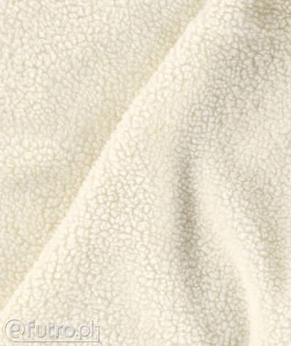 Beige 3257 Teddy Sherpa Faux Fur Fabric Pile Length 8 mm