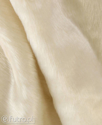 Beige 33569 Long Pile Plush Fabric Pile Length 17 mm 