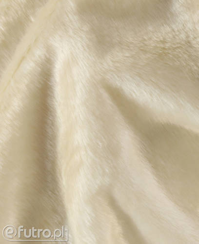 Beige 33569 Long Pile Plush Fabric Pile Length 17 mm 