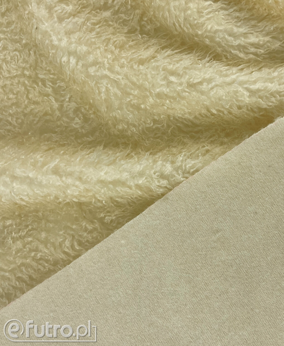 Beige 33569 Vicunia Faux Fur 25 mm