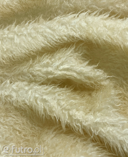 Beige 33569 Vicunia Faux Fur 25 mm