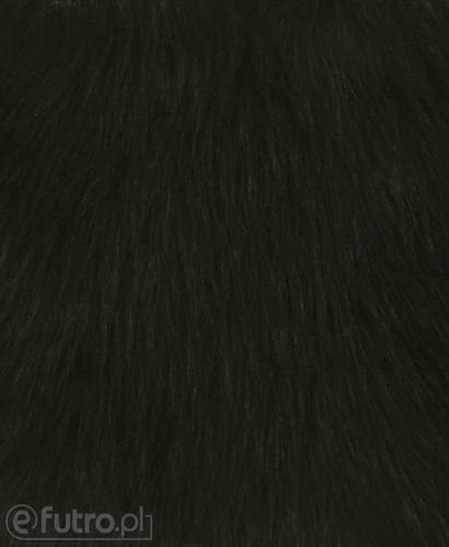 Black 315684 Lion's Mane Faux Fur Long Pile 100 mm