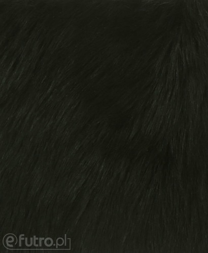 Black 315684 Lion's Mane Faux Fur Long Pile 100 mm