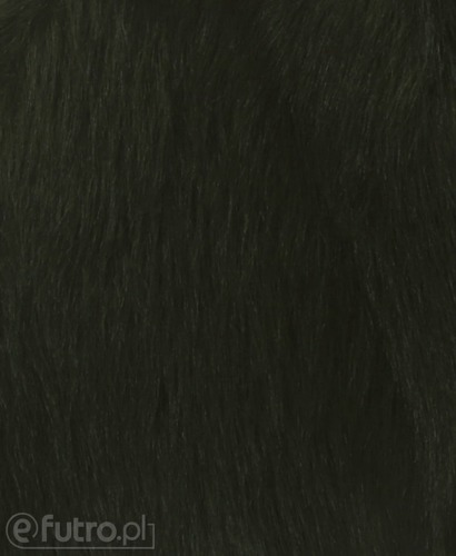 Black 315684 Lion's Mane Faux Fur Long Pile 100 mm