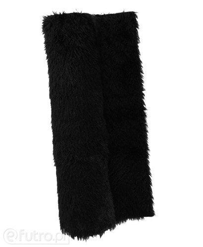 Black 3354 Vicunia Faux Fur 25 mm