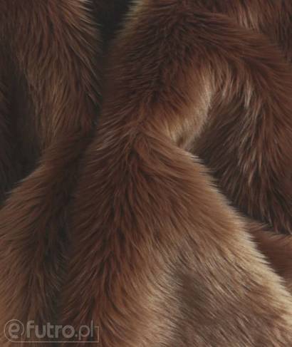 Brown 028 Shaggy Faux Fur Pile Length 40 mm