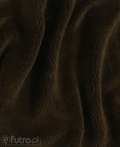 Brown 38552 Teddy Sherpa Faux Fur Fabric Pile Length 8 mm