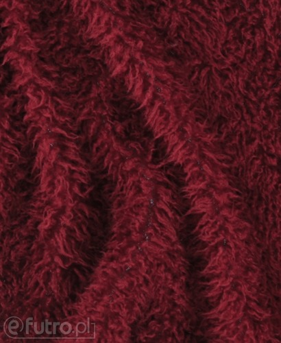 Burgundy 33567 Vicunia Faux Fur 25 mm