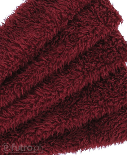 Burgundy 33567 Vicunia Faux Fur 25 mm