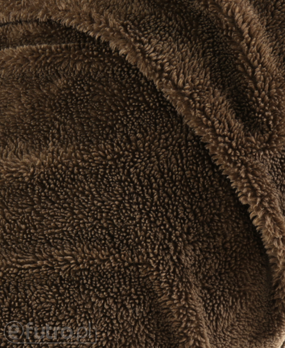 Dark Chocolate 3056 Teddy Sherpa Faux Fur Fabric Pile Length 8 mm