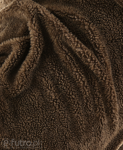 Dark Chocolate Teddy Sherpa Faux Fur Fabric 3056
