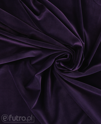 Dark Purple 12406 Velvet Fabric