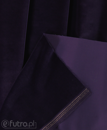 Dark Purple 12406 Velvet Fabric