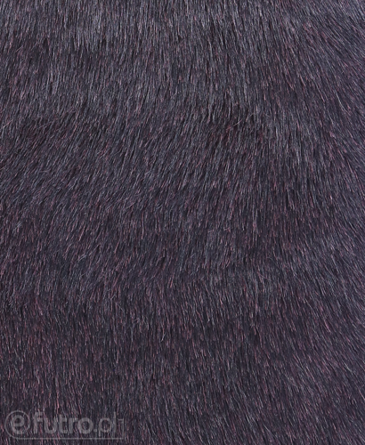 Dark Purple 2074 Fox Faux Fur 60 mm