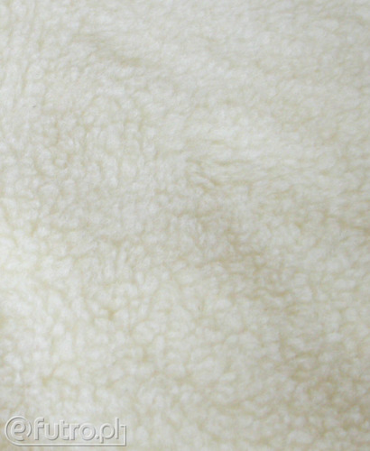 Ecru 3051 Teddy Sherpa Faux Fur Fabric Pile Length 8 mm