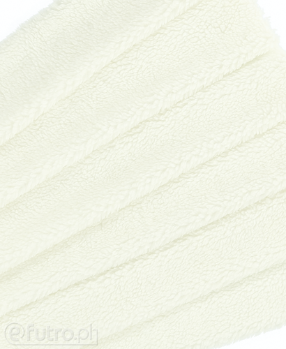 Ecru 36567 Teddy Sherpa Faux Fur Fabric Pile Length 8 mm