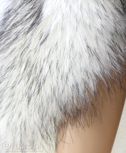 Ecru 56-19 Fox Faux Fur 60 mm