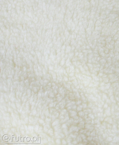 Ecru Teddy Sherpa Faux Fur Fabric 3051