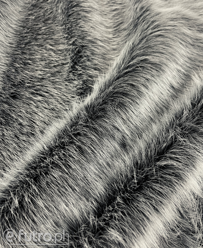 FAUX FUR FOXTROT GREY