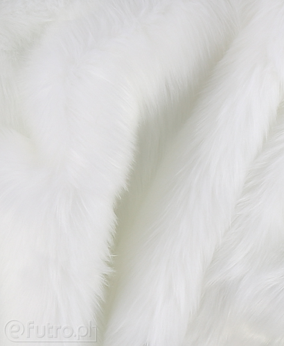 Faux Fur 17WS Shaggy White 40 mm