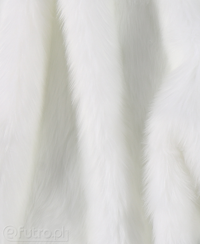 Faux Fur 17WS Shaggy White 40 mm