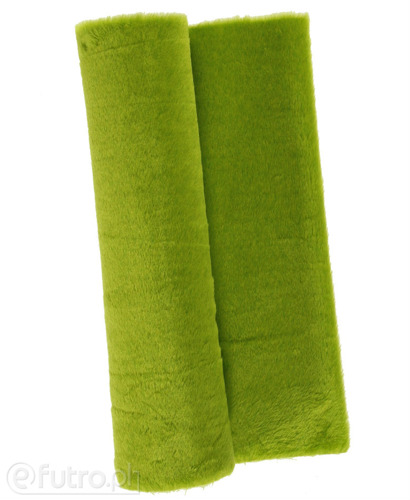 Green 38502 Short Pile Plush Fabric Pile Length 9 mm