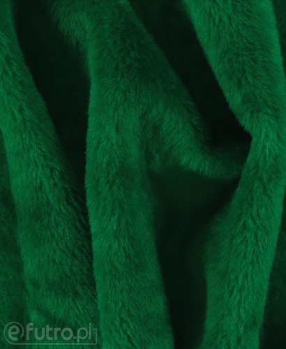 Green 3958 Short Pile Plush Fabric Pile Length 9 mm