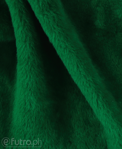 Green 3958 Short Pile Plush Fabric Pile Length 9 mm