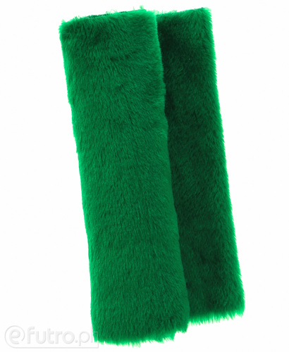 Green 3958 Short Pile Plush Fabric Pile Length 9 mm