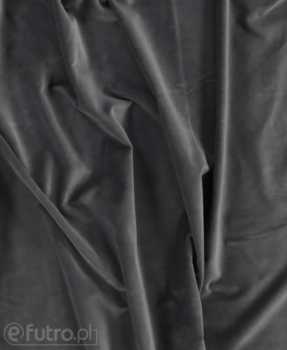 Grey 12437 Velvet Fabric